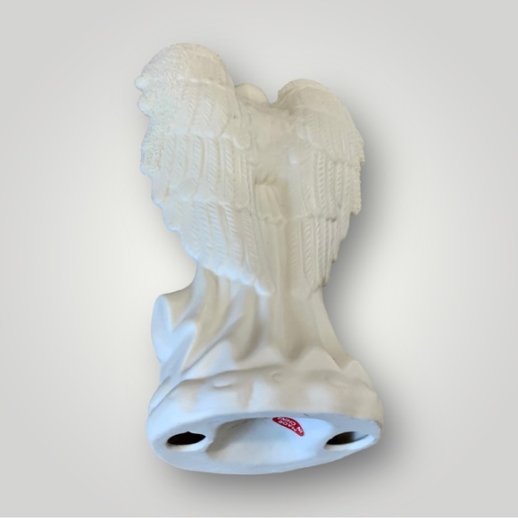 Vintage Guardian Angel Ceramic Figurine Statue 8.5” Tall - Picture 14 of 16